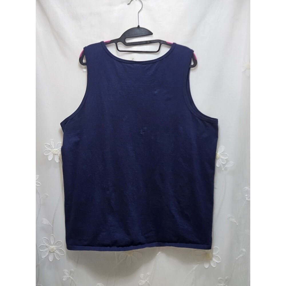 Port & Company Mens XL Blue Tank Top I Am Kenough Summer Lounge Laid-Back Funny - Picture 10 of 12